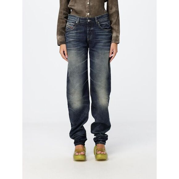 DIESEL Denim - Diesel Women D-Heel Diesel High-Waisted Straight Jeans In Denim With Back Slit